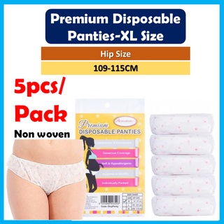 Autumnz - Premium Disposable Cotton Panties (4pcs/pack) *M / L / XL / XXL*  *BEST BUY