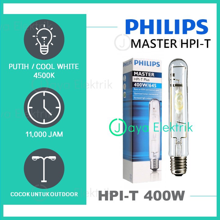 Philips MASTER HPI-T HPIT Lamp Plus 400W Watt 400W 400Watt 645 E40 ...