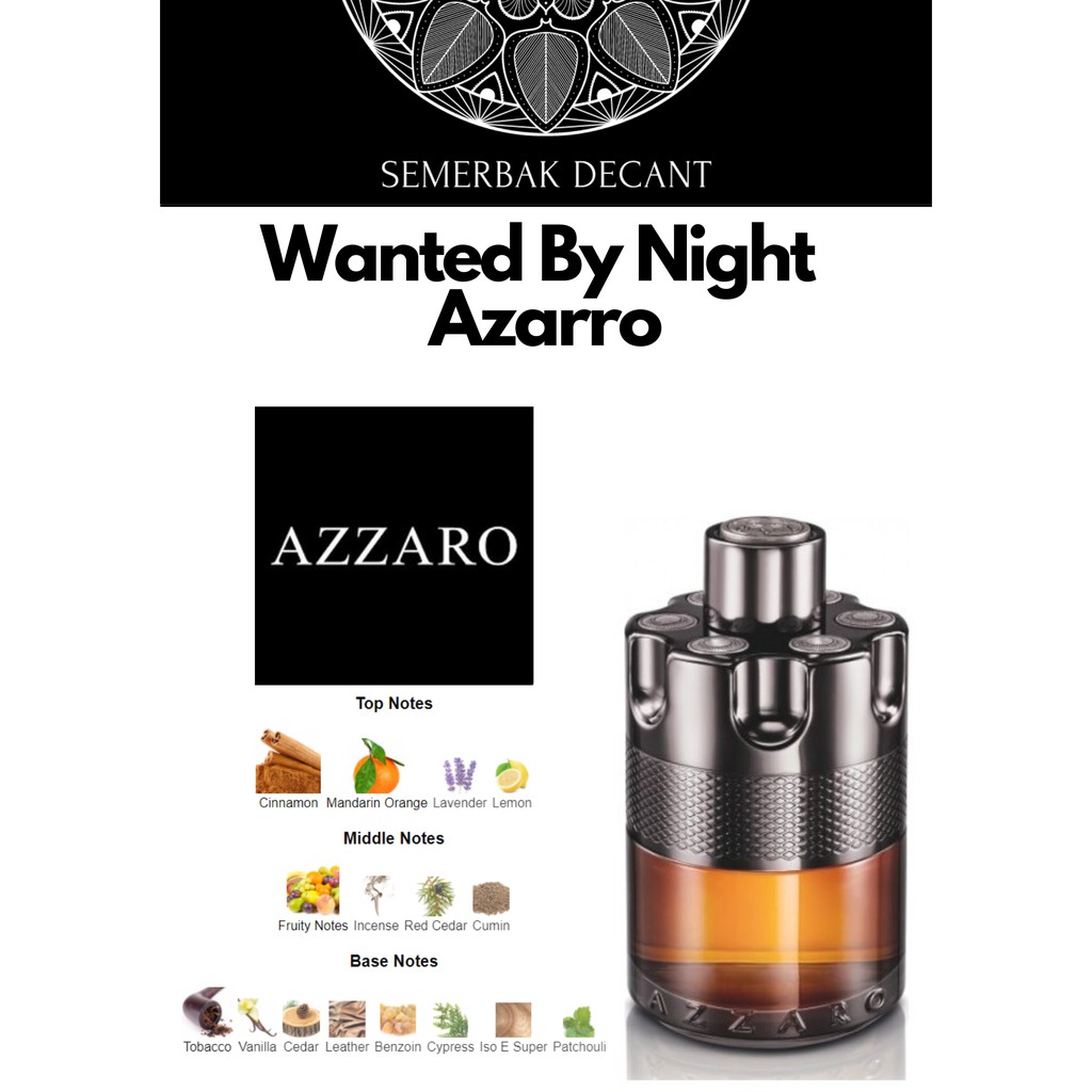 Azzaro discount wanted basenotes