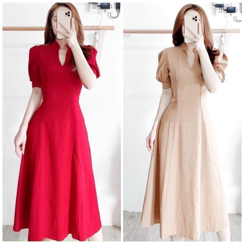 Goosudu Two-Tone Turtleneck Dress main image 0