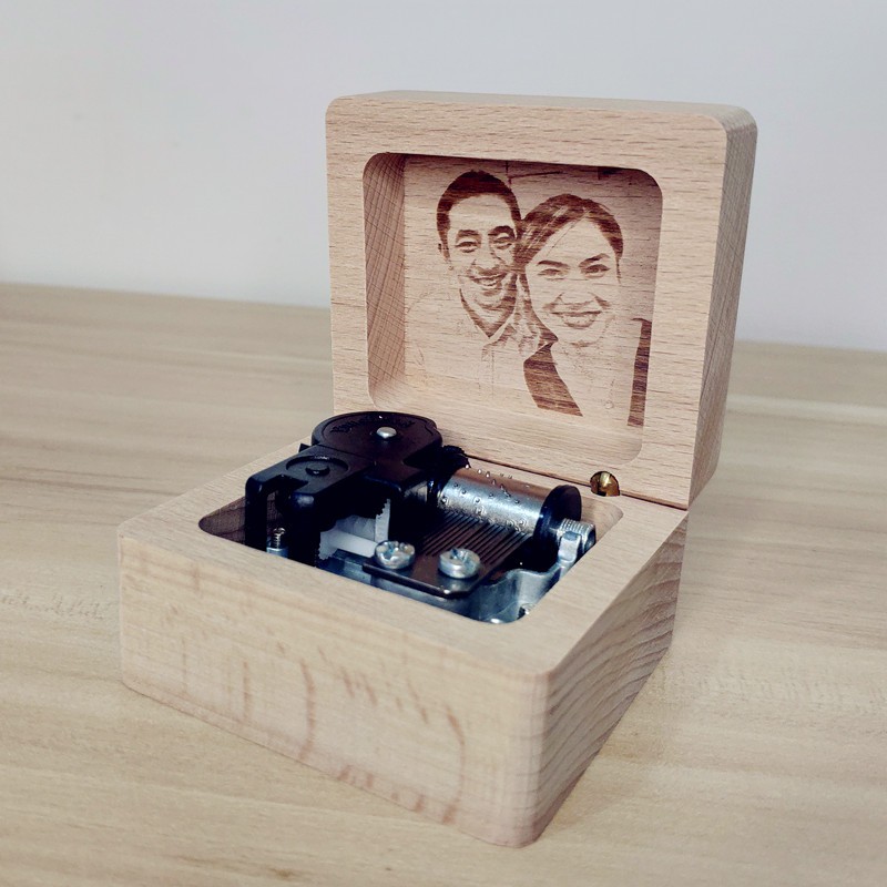 Custom wooden music clearance box