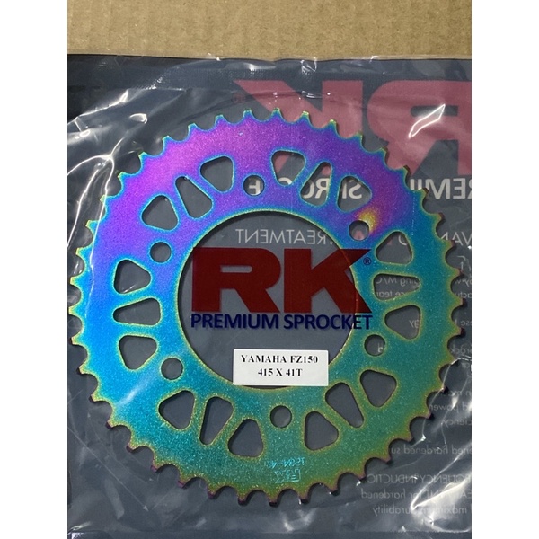 Yamaha Y15ZR / Y16ZR / FZ150 RK 415 Sprocket Titaium Rainbow 3745T (6