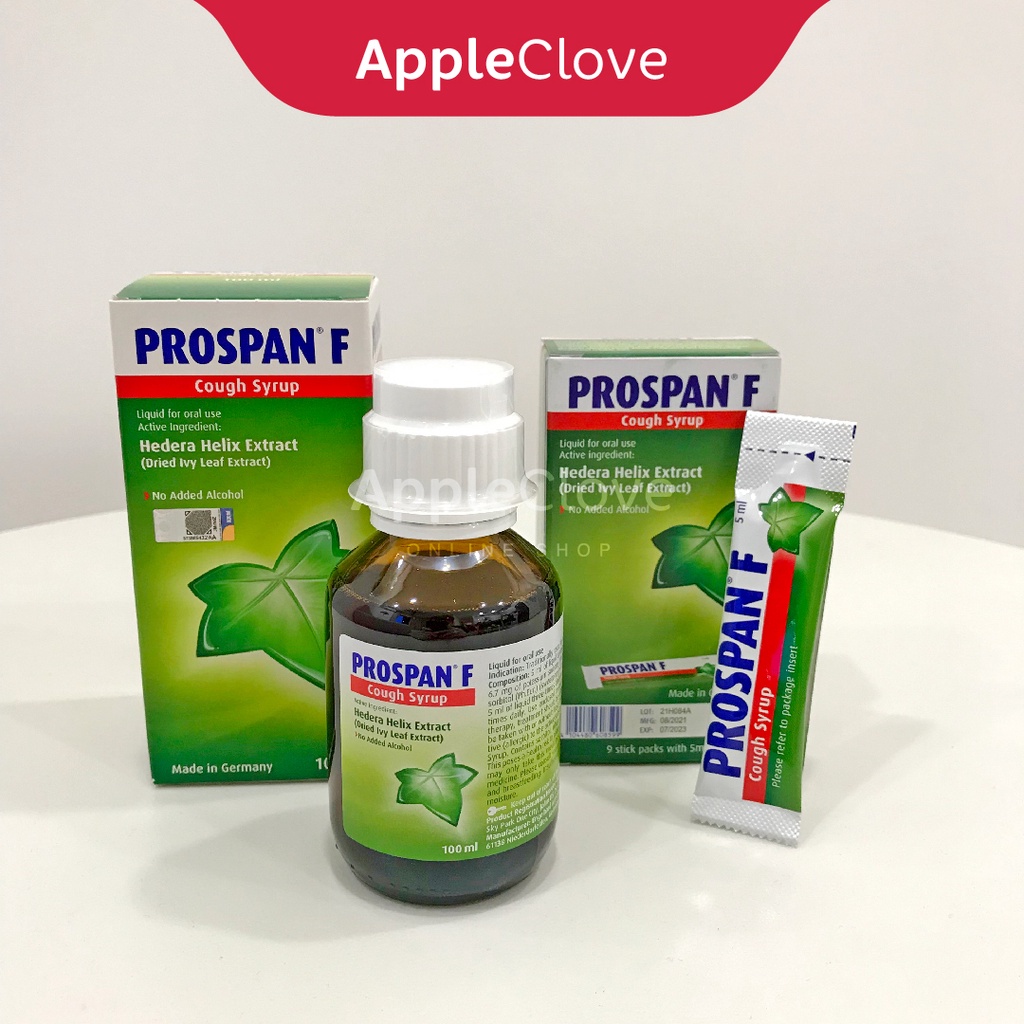 🔥READY STOCK🔥 PROSPAN COUGH SYRUP PROSPAN F 9x5ml PROSPAN 100ml 200ml