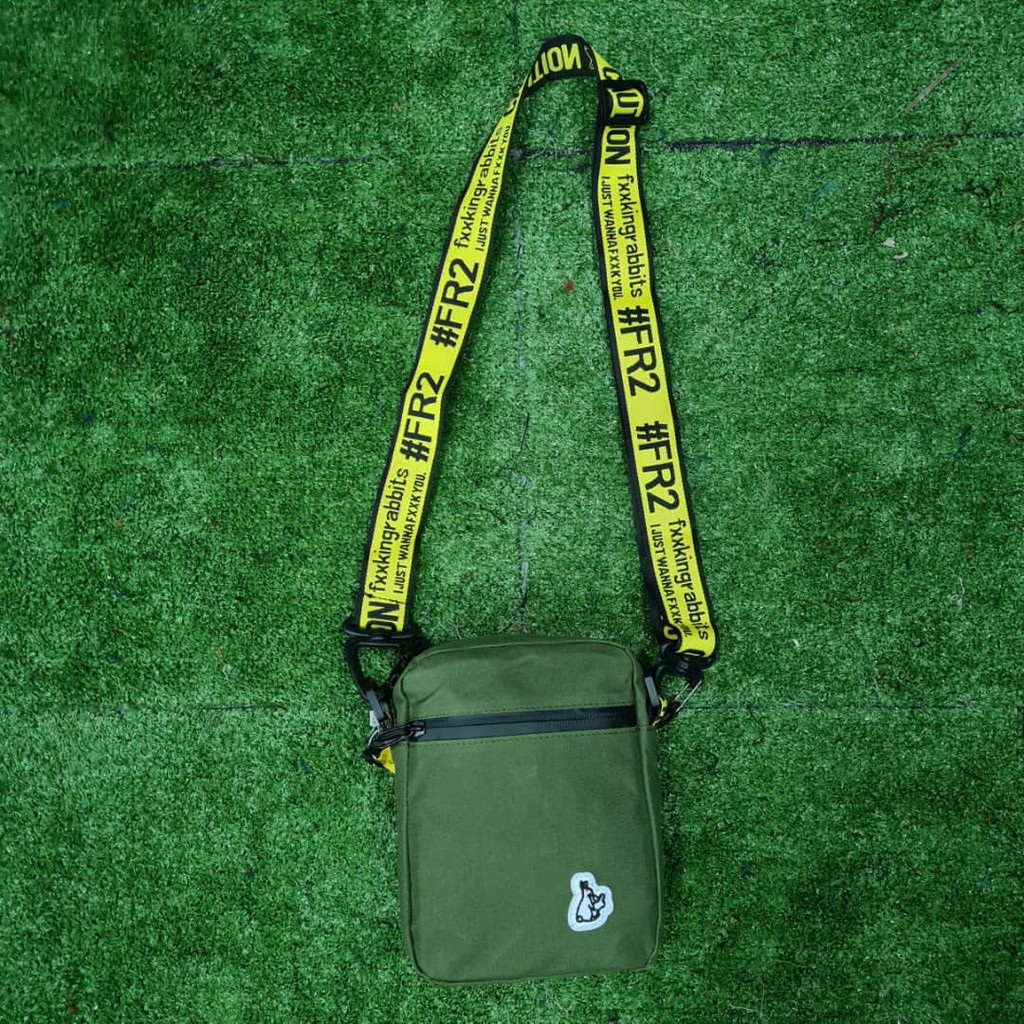 Bag Sling FR2 JAPAN FXXKING RABBIT BEG SILANG BEG JALAN BEG TRAVEL WATERPROOF CANVAS Shopee Malaysia