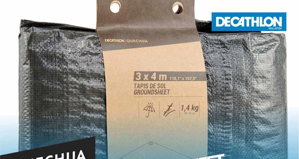 Decathlon Camping Ground Sheet Waterproof Quechua Shopee Malaysia