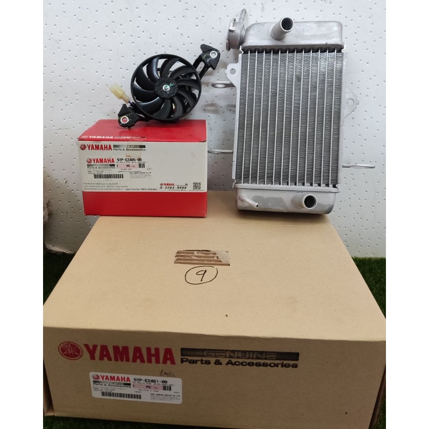 ORIGINAL HLY YAMAHA LC 135, LC V1-V6 RADIATOR + RADIATOR FAN 1 SET ...