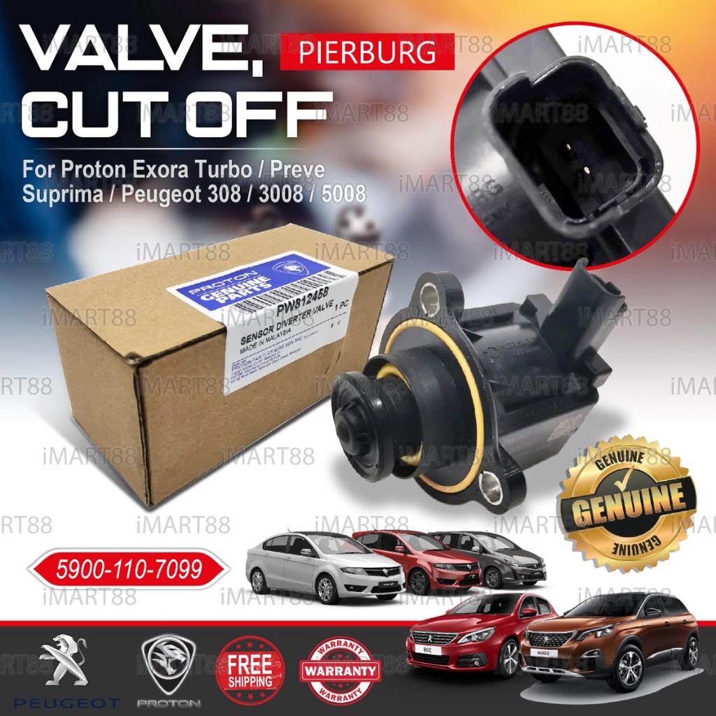 PIERBERG GERMANY Turbo Cut Off Diverter Valve Proton Preve Suprima S ...