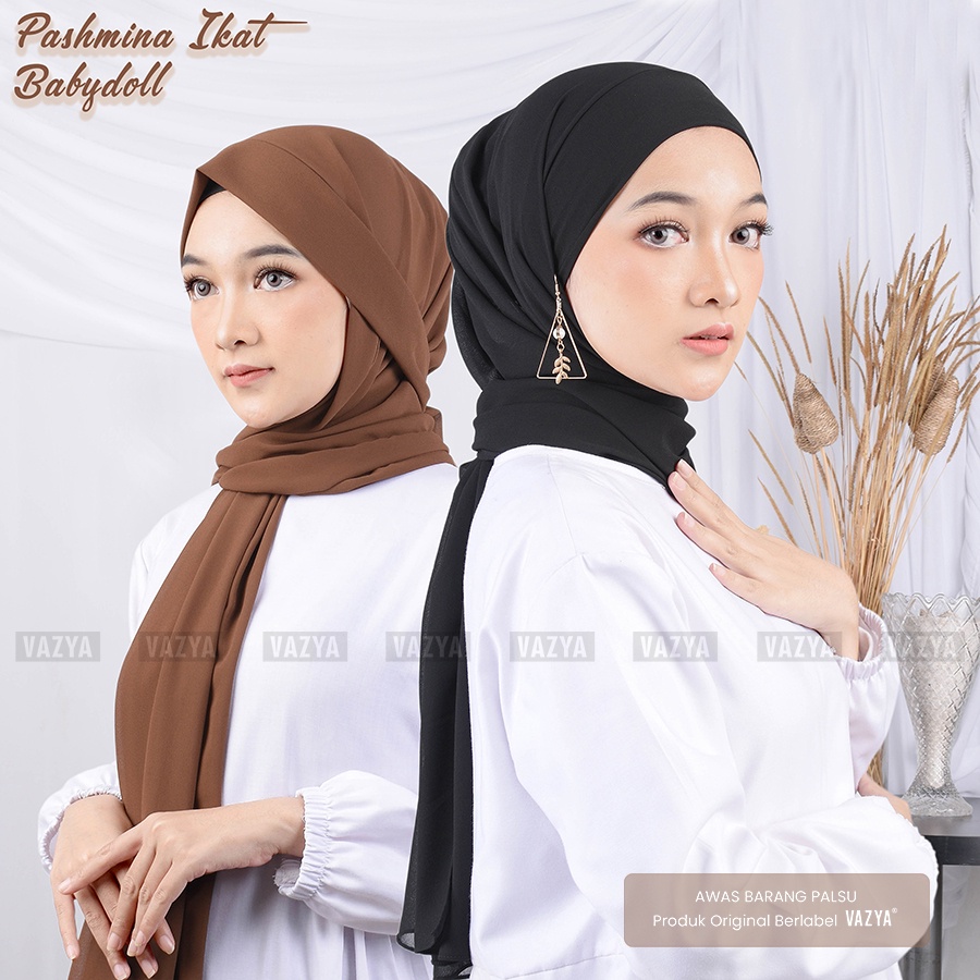 Malay Instant Pashmina Babydoll Tie-Down Pashmina Shopee Malaysia
