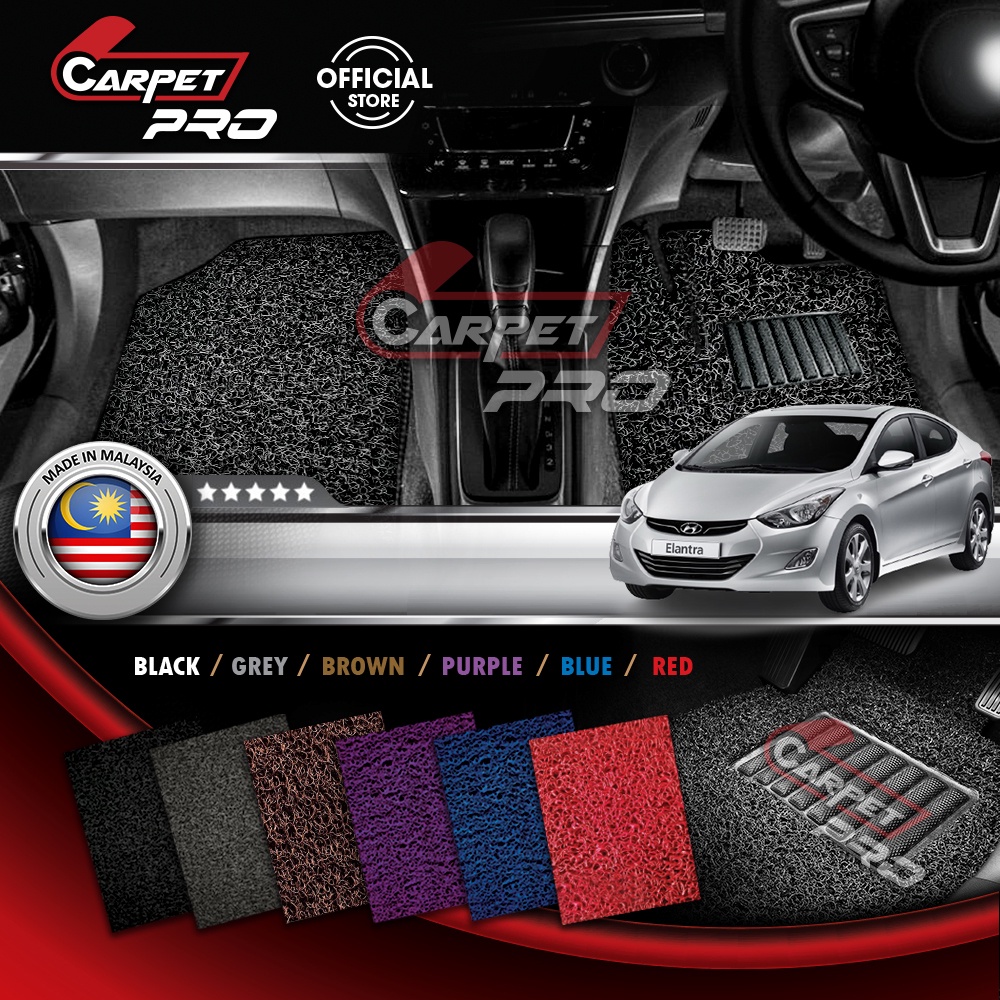 [Ready Stock] Hyundai Elantra MD (20112014) Car Mat Coil Carpet Karpet