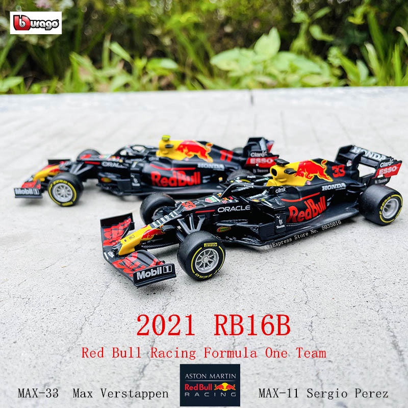 Bburago 1:43 2021 F1 Red Bull Racing RB16B 33# Max Verstappen 11 ...
