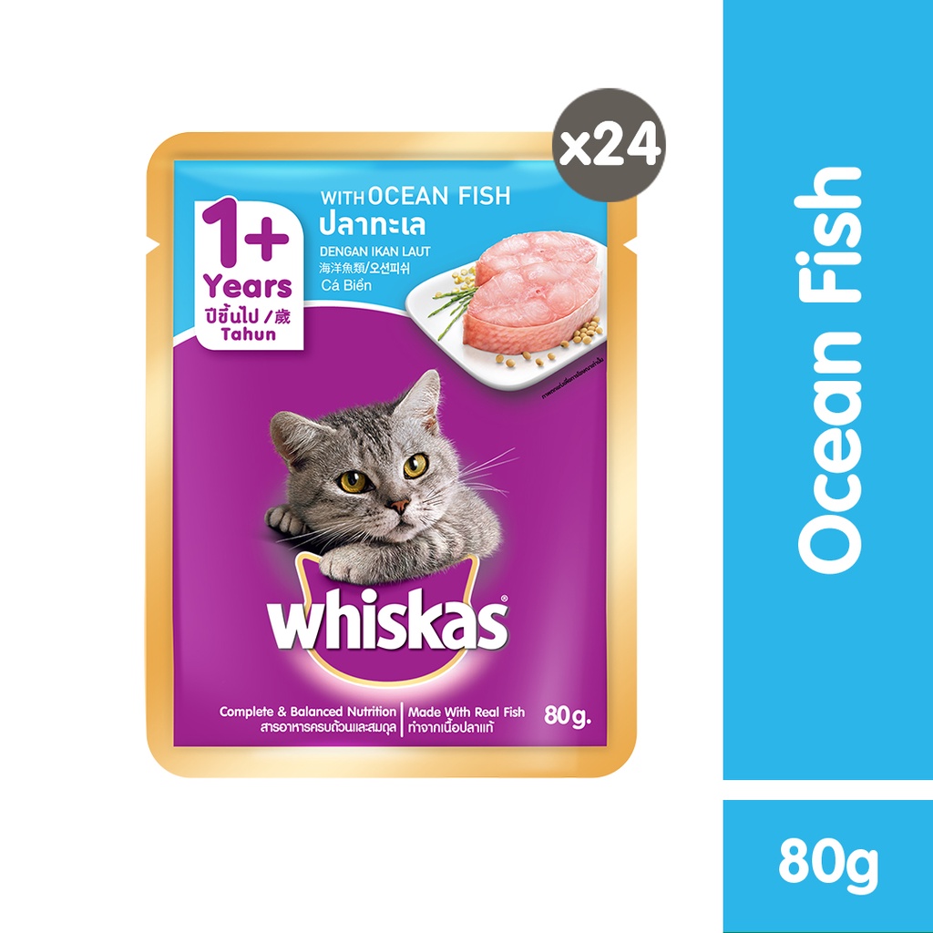 Whiskas shop fish pouches