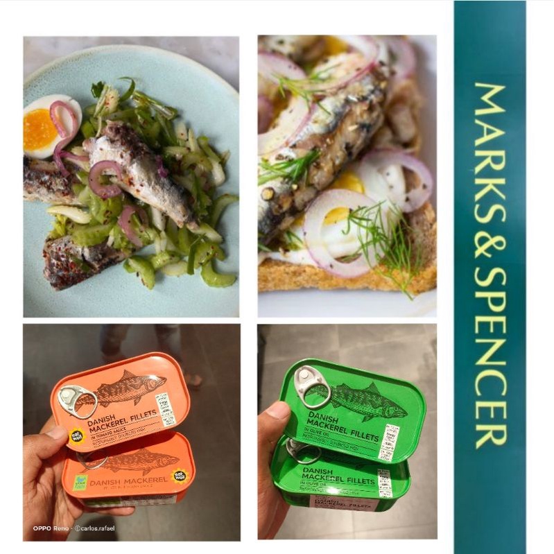 M&S Marks and Spencer Danish Mackerel Fillet Sustainable High Protein
