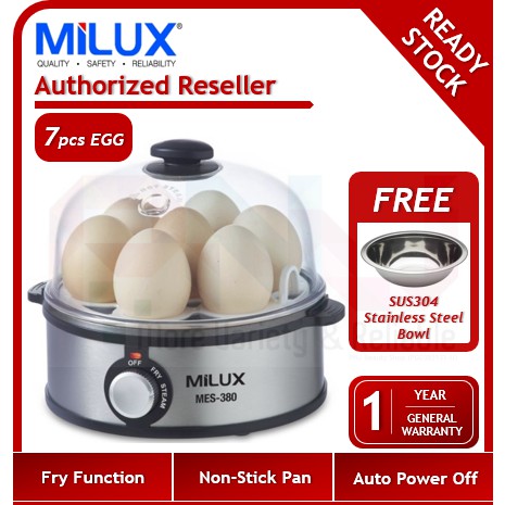 Milux Egg Steamer - Wholesaler Malaysia - Milux Sales & Service