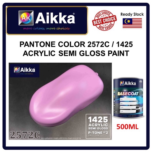 AIKKA Paint PANTONE Colour 2572C / 1425 ACRYLIC SEMI GLOSS PAINT ...