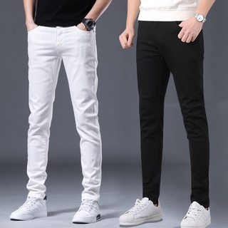 Pantalon Jean Blanco Hombre