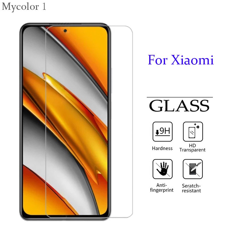 For Xiaomi Tempered Glass Xiomi Poco C65 C55 C40 F5 F6 M6 M5 M5s M4 M3