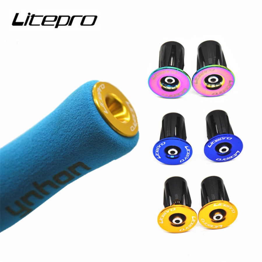 Litepro Folding Bicycle 2224MM Handle Bar End Cap Mountain Bike