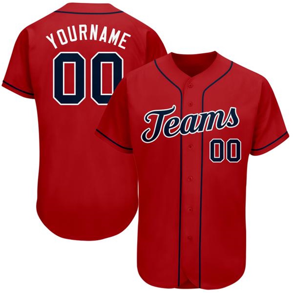 High-quality Custom Couple Baseball Jersey Print Your Name/Number ...