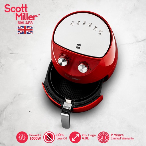Scott Miller ECOSMART Series Air Fryer XL 4.8L SM AF8 Shopee Malaysia