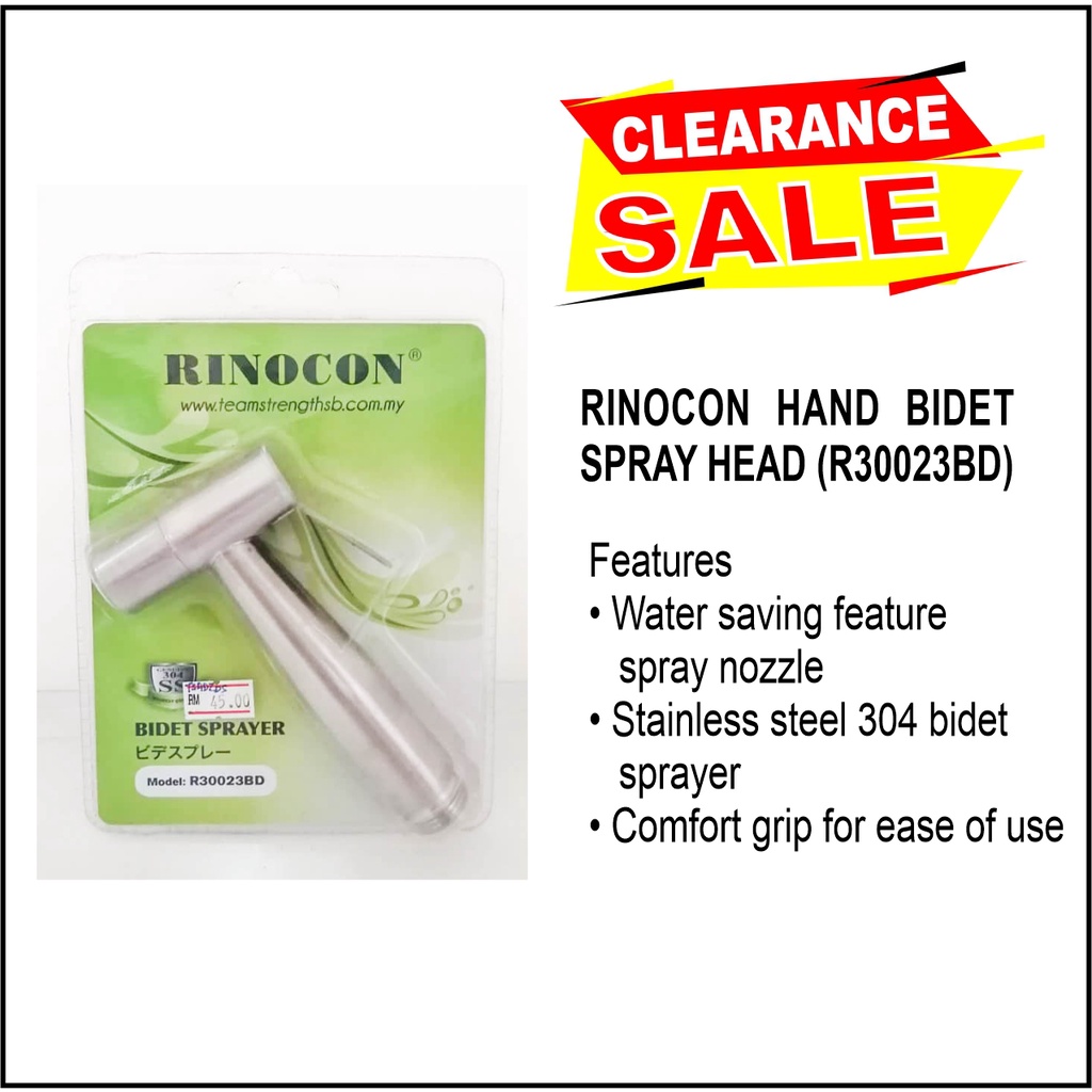 Rinocon Hand Bidet Spray Head R30023BD | Shopee Malaysia