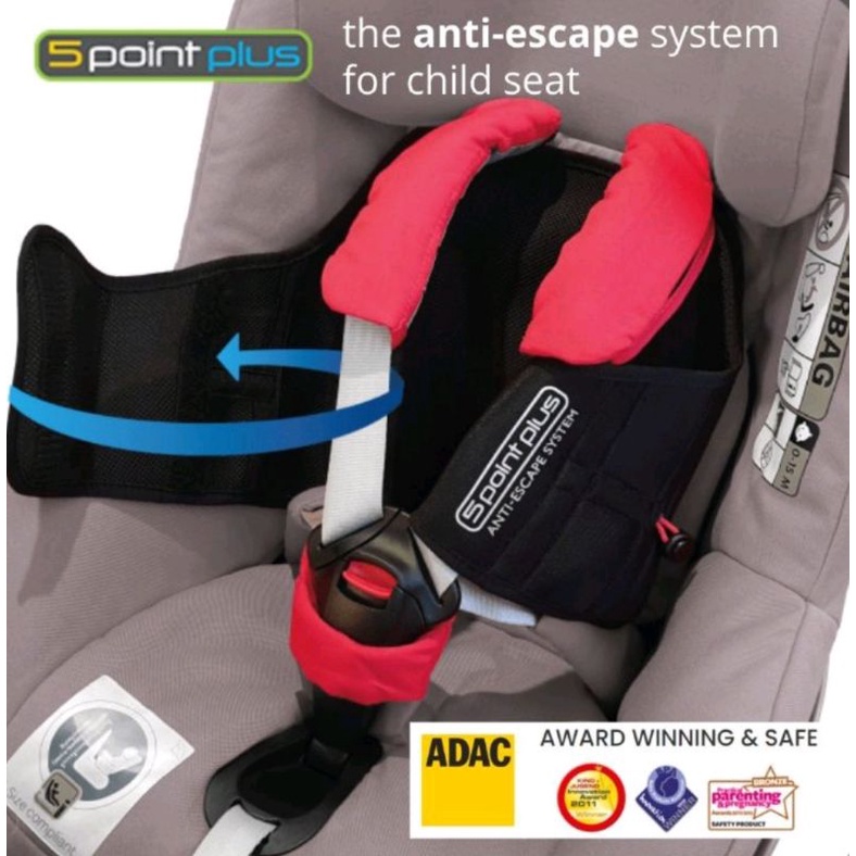 Car seat 2025 anti escape system