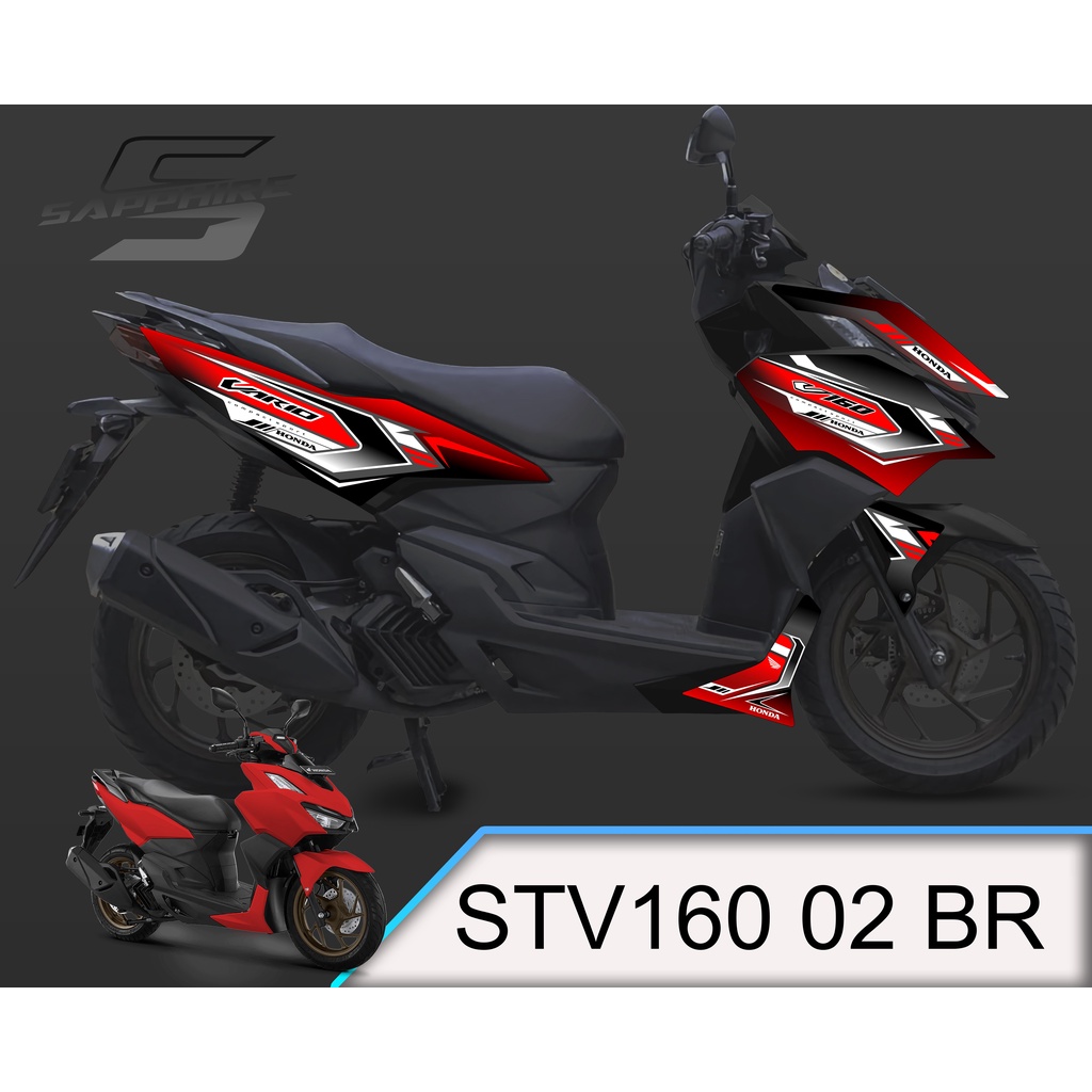 Vario 160 STRIPPING STICKER CLICK STV160 STRIPPING STICKER 02 | Shopee ...