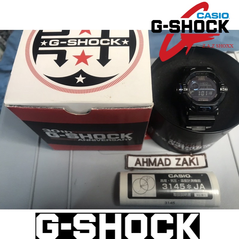 GSHOCK RISEMAN GW9200 Initial blue USED | Shopee Malaysia