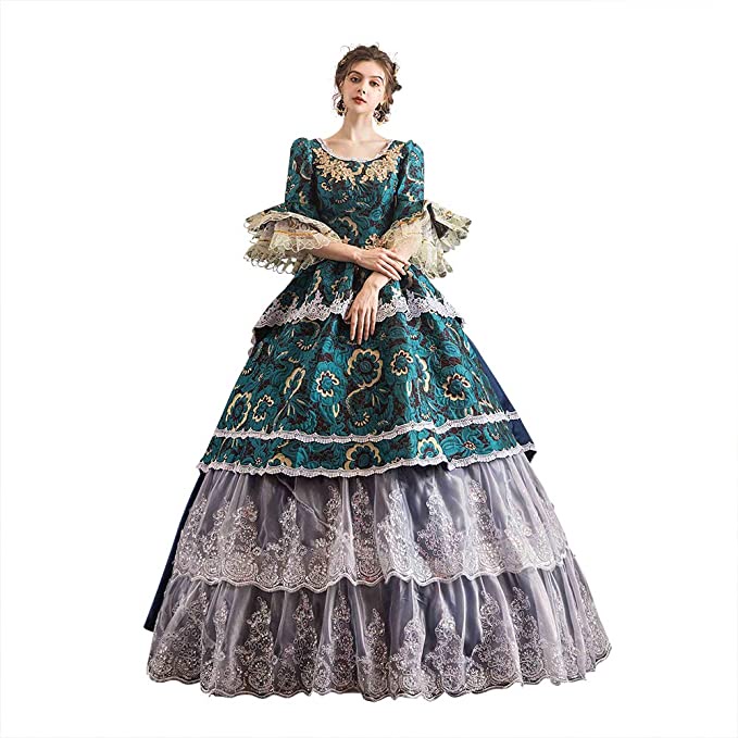 High-end Court Rococo Baroque Marie Antoinette Ball Dresses 18th ...