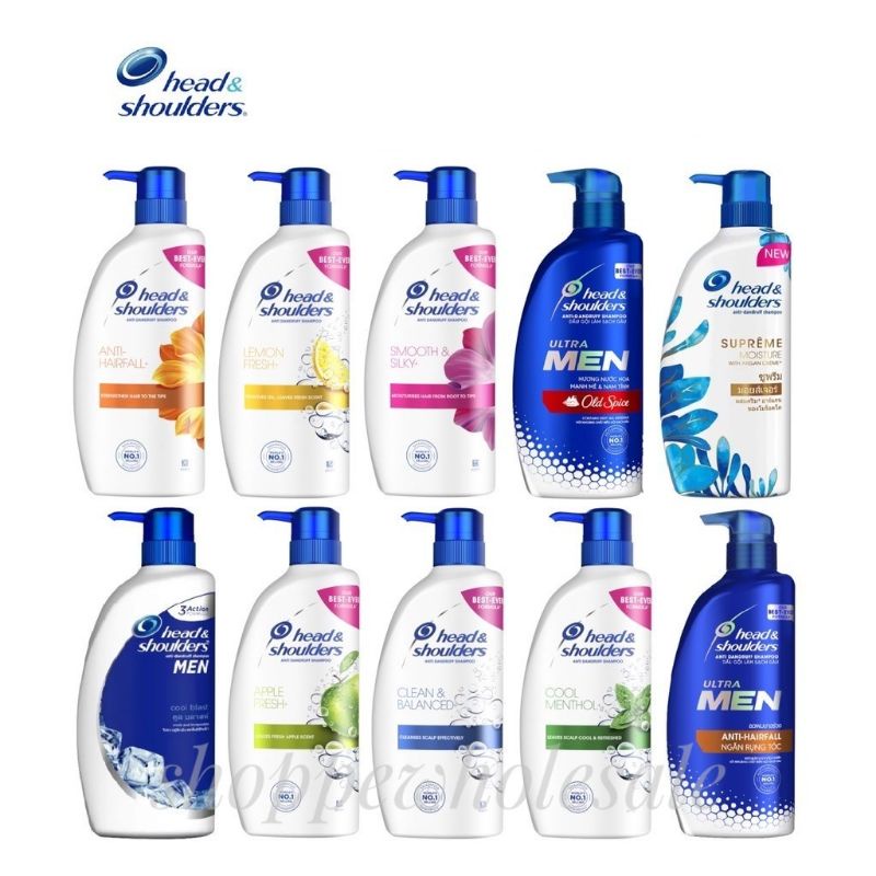 Head & Shoulders Hair Shampoo 450ml / 650ml /680ml / 720ml | Shopee ...