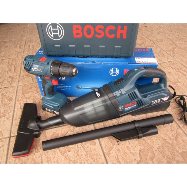 Bosch 18V Combo Cordless Drill Driver Vacuum Cleaner Shopee