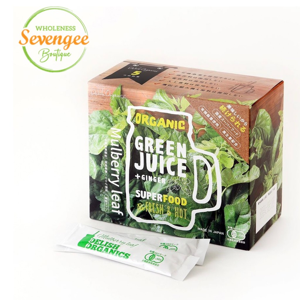 Delish Organics Green Juice Organic Mulberry Leaf Powder Excellent Fat
