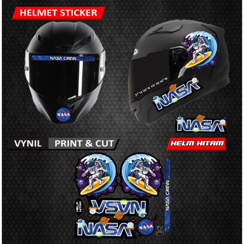 Full face helmet variation stickers / full set complete with Redbull ...