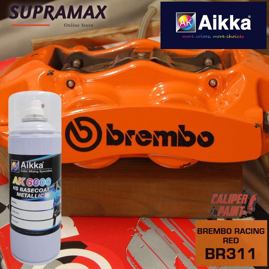 [Brake Caliper Paint BREMBO ORANGE BR311] AIKKA Brake Caliper Paint