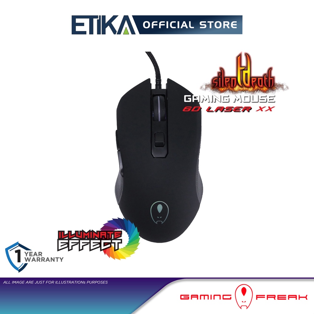 Gaming Freak XX2 | 7 Colour illumination Gaming Mouse | Up to 3200dpi ...