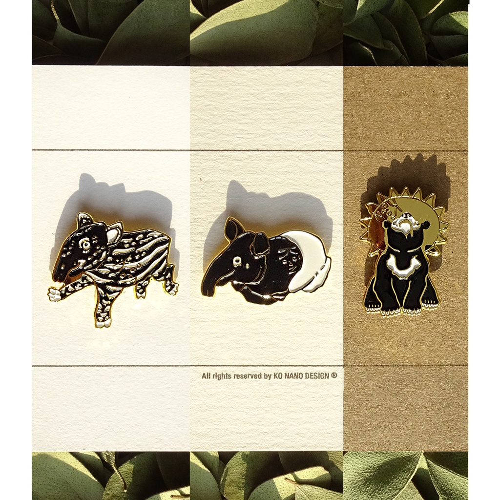KO NANO® Native Wildlife & Plant Series - Soft Enamel Badges Pin (Sun ...