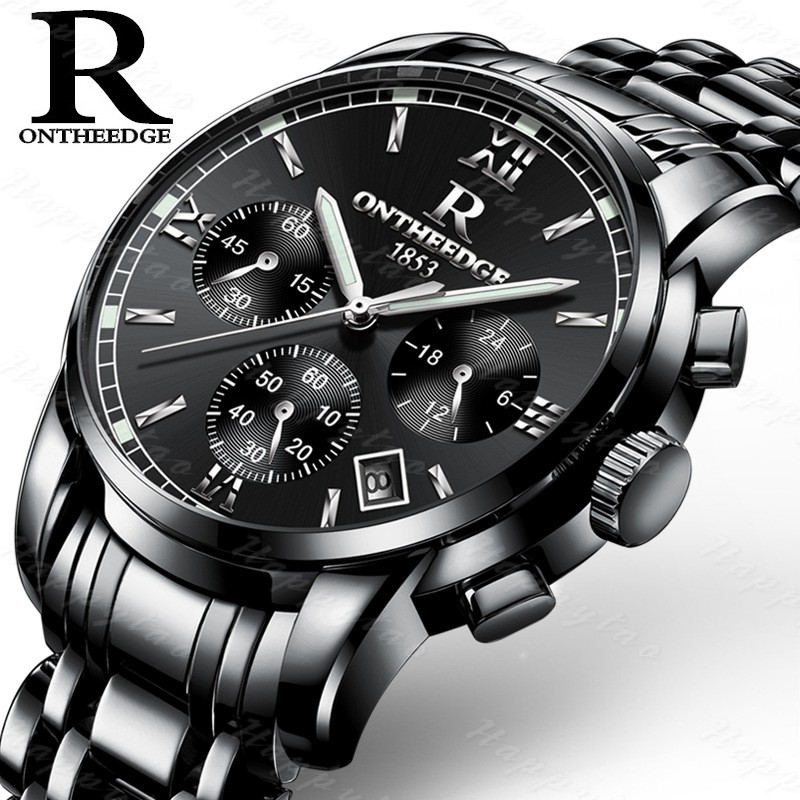 R ONTHEEDGE automatic Quartz Watches Watch for Men Casual Shopee