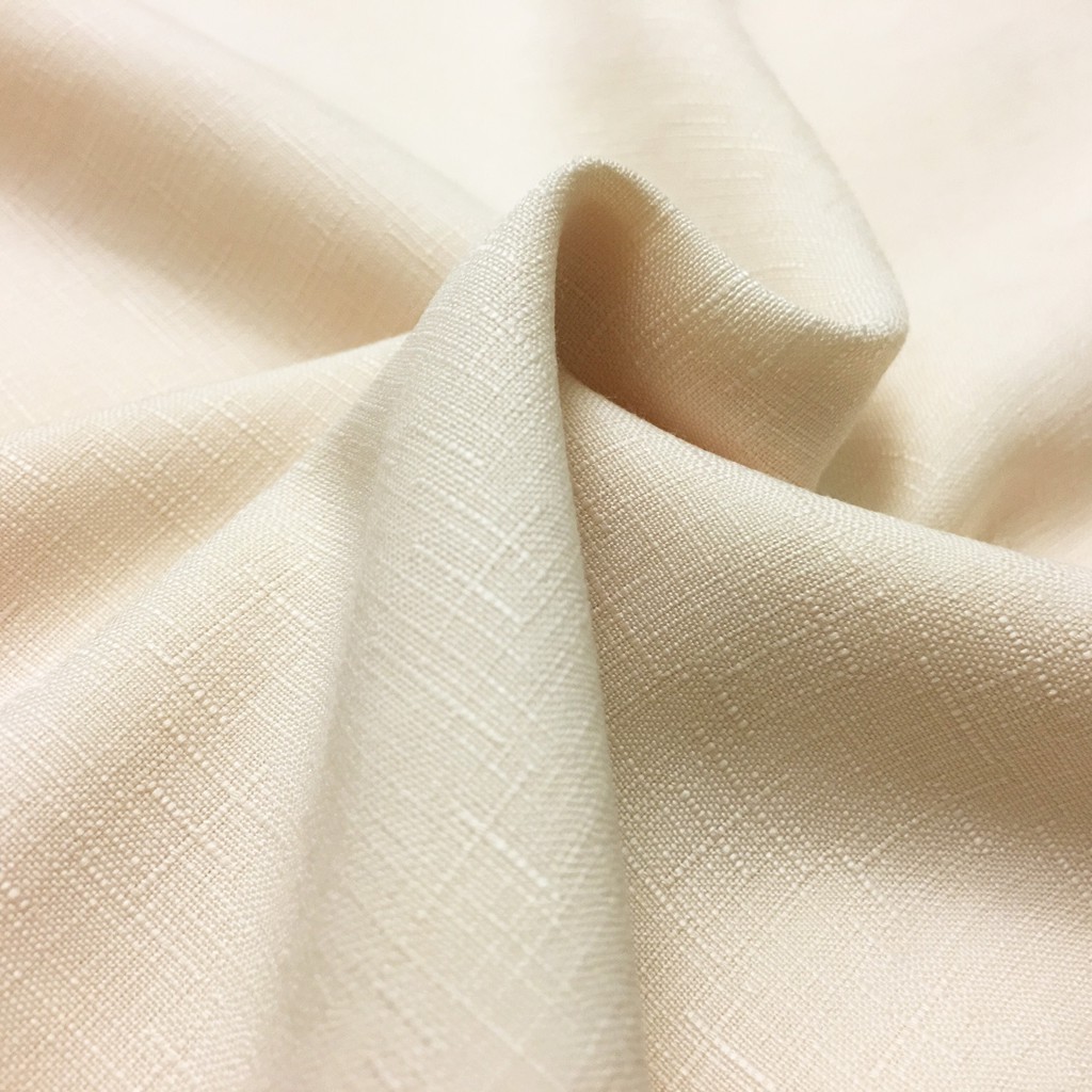 Plain color bamboo cotton linen fabric/kain cotton linen cloth