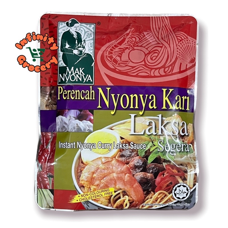 Halal Mak Nyonya Perencah Nyonya Kari Laksa Segera Instant Nyonya