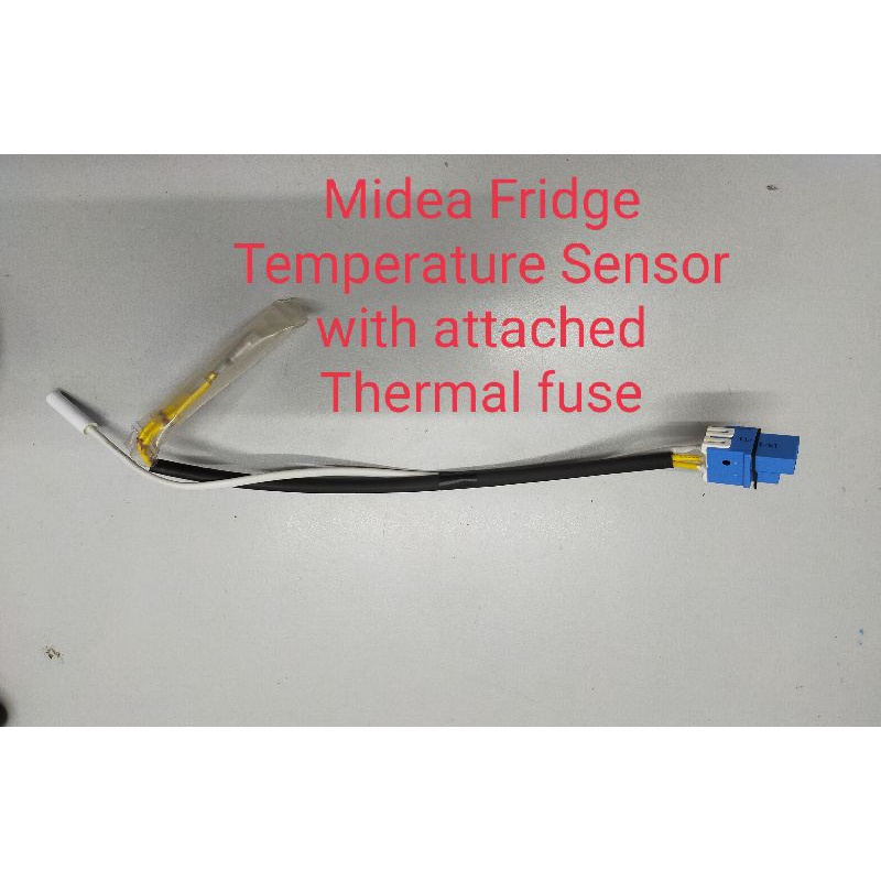 Midea Fridge Temperature Sensor with attached Thermal fuse Shopee