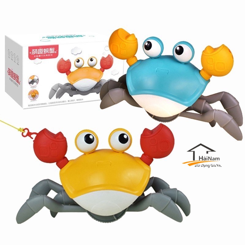 Mischievous Cow Crab Bathroom Toys With Music And Lights, Babies Walk ...