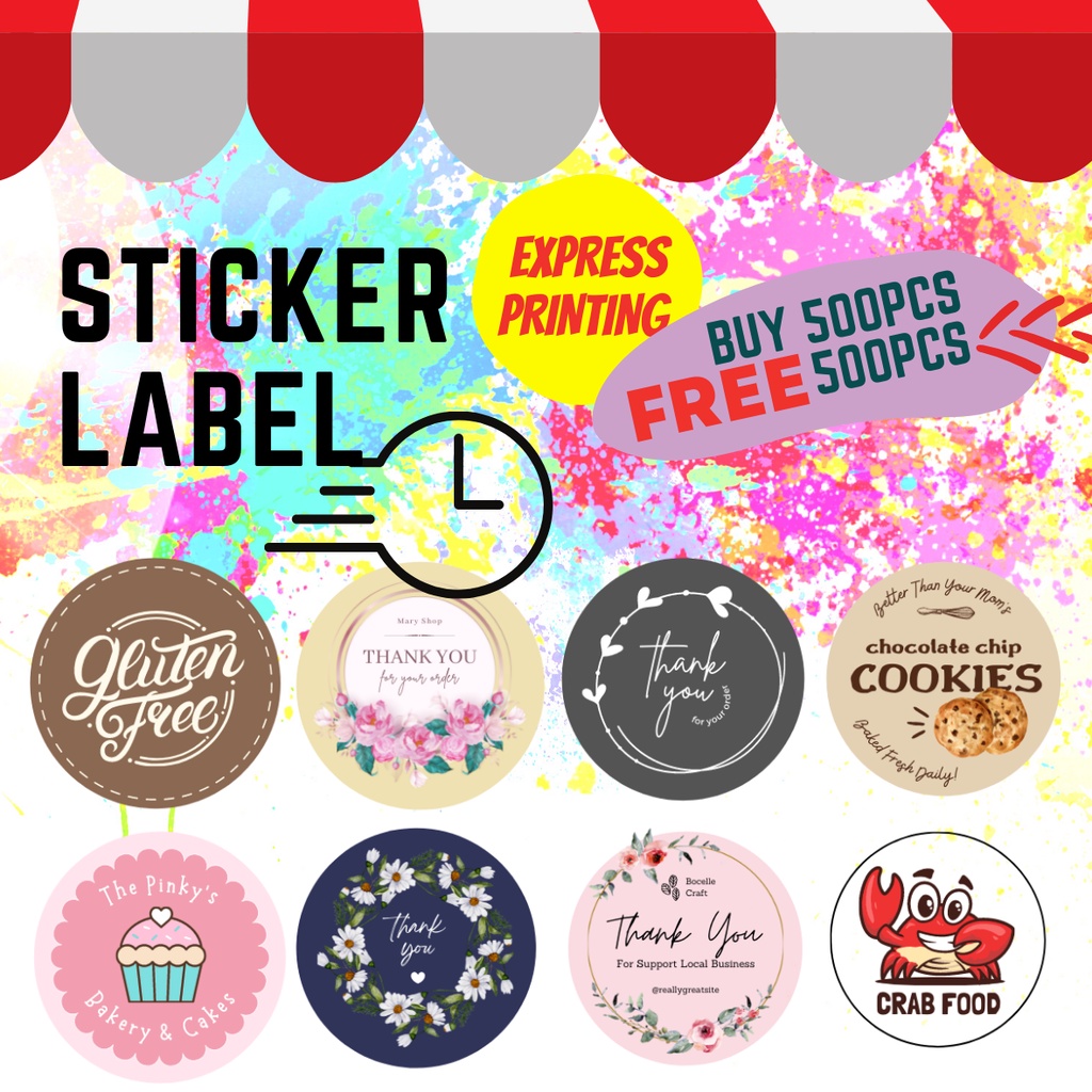 Sticker Label, Sticker Printing, Custom made, high quality, cheapest