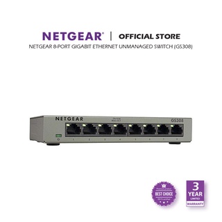 NETGEAR S350 Series 8-Port Gigabit Ethernet Switch Model GS308