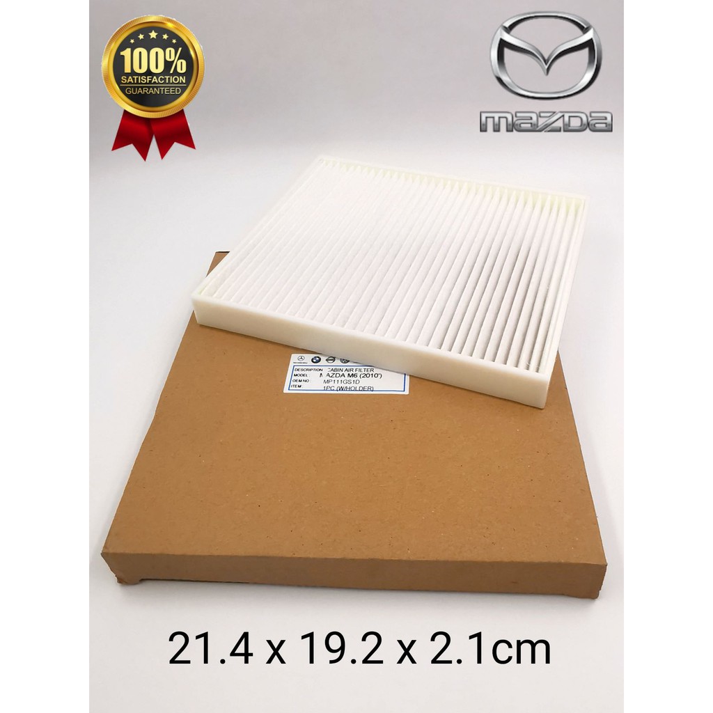 CAFNDM6101 MAZDA 6 2.0 & 2.5 '10 / CX7 '11 CABIN AIR FILTER C/W