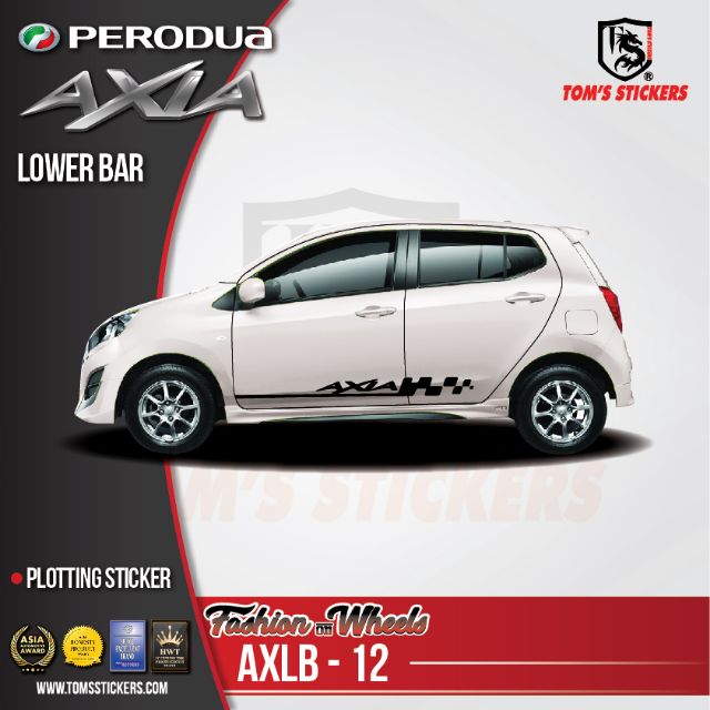 👍Perodua Axia Lower Bar Stickers 💥💥 | Shopee Malaysia