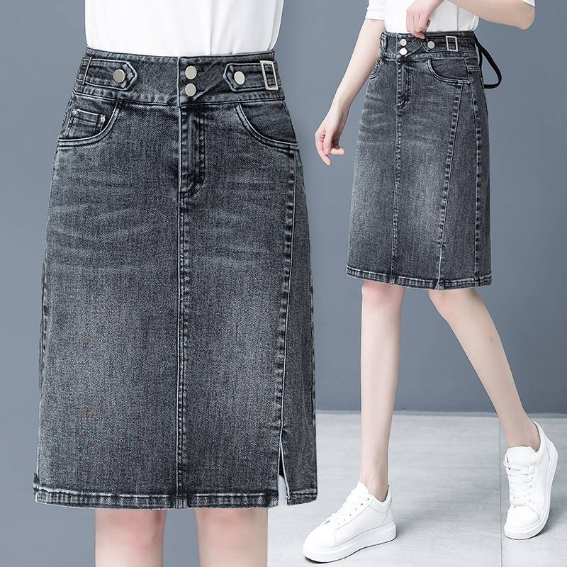 skirt jeans skirt labuh skirt korean style skirt jeans plus size skirt ...