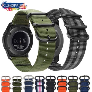 Wholesale 20MM 22MM Quick release Leather+Nylon watch Strap Band Bracelet  for Samsung Galaxy watch 3 Gear s3 Frontier From m.