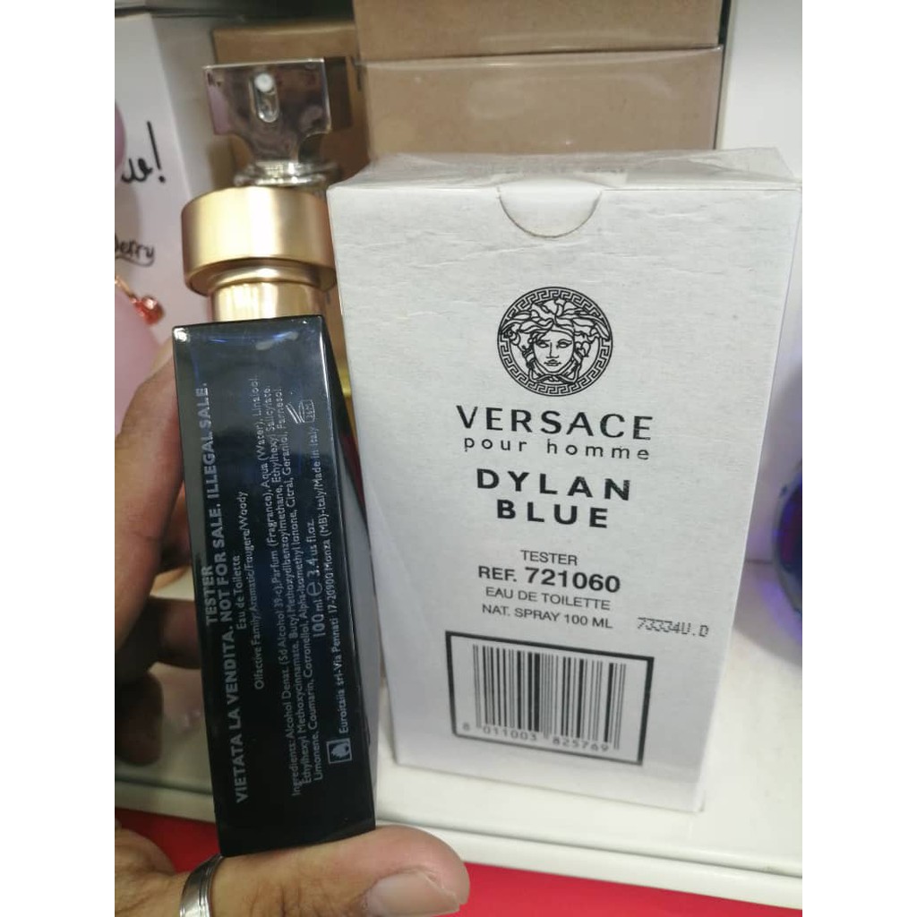 Versace dylan 2024 blue tester