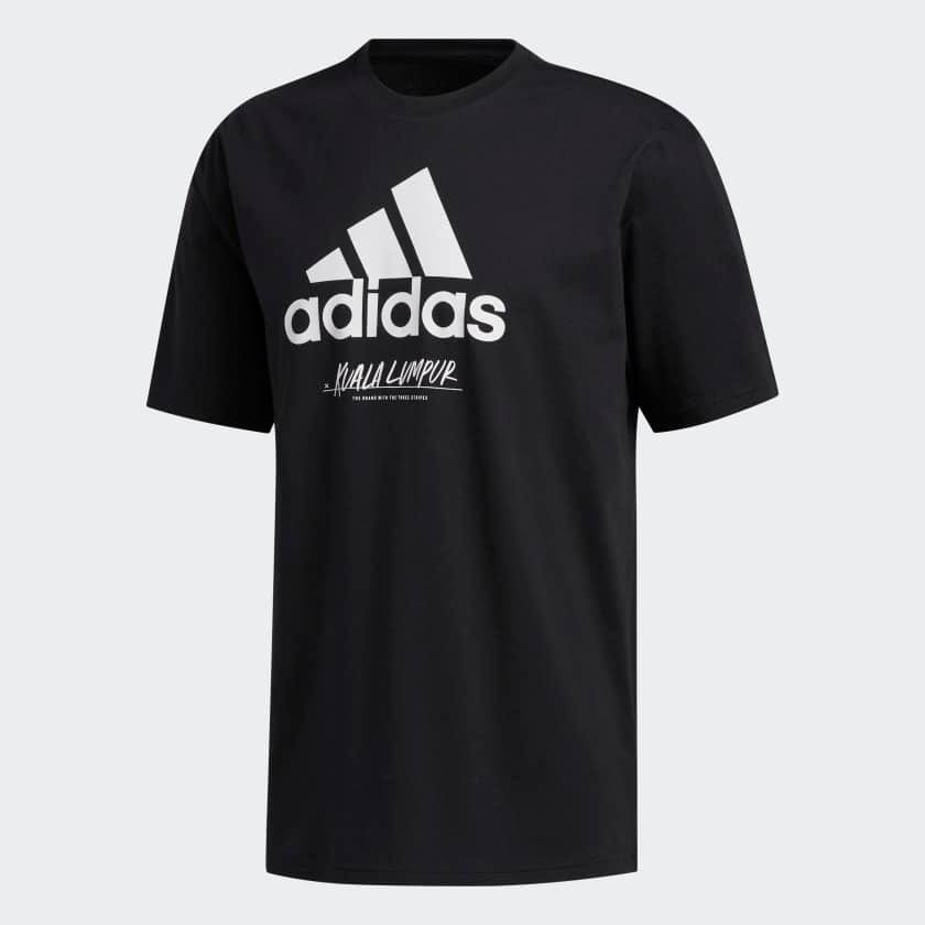 Adidas Kuala Lumpur T Shirt Authentic Original Shopee Malaysia