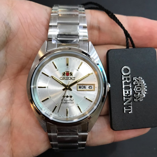 Orient Automatic 21 Jewels Classic Vintage Day Date Stainless Steel Watch ORFAB00006W Shopee Malaysia