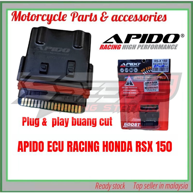 apido racing ecu RSX150 RSX PNP SAJA BUANG CUT OFF | Shopee Malaysia